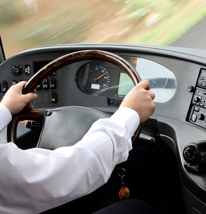 Minibus avec chauffeur expérimenté